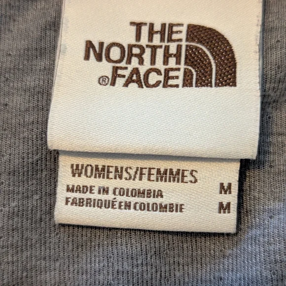 The North Face Women's Westbrae Knit Tencel Crew With Pocket Logo Gray, Sz M - Picture 5 of 6